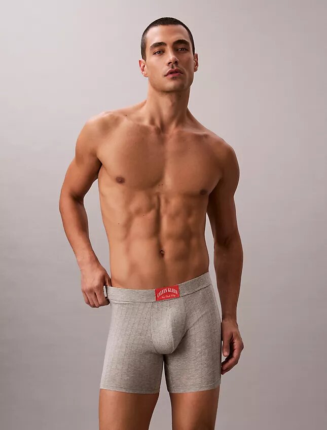 Heritage Classic Boxer Briefs aus geripptem Baumwollstoff Heritage Classic Boxer Briefs aus geripptem Baumwollstoff