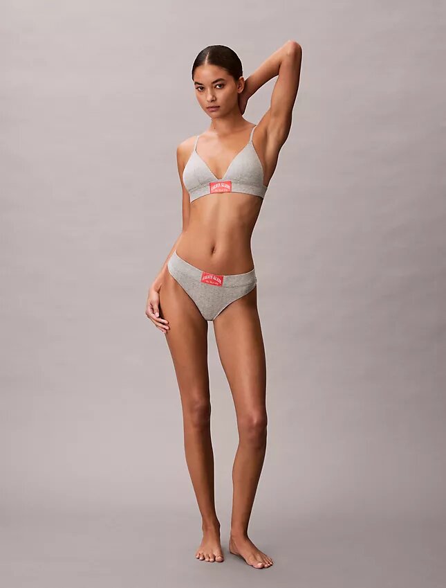 Heritage Classic Cotton Stretch, leicht gefütterter Triangel-Bralette Heritage Classic Cotton Stretch, leicht gefütterter Triangel-Bralette