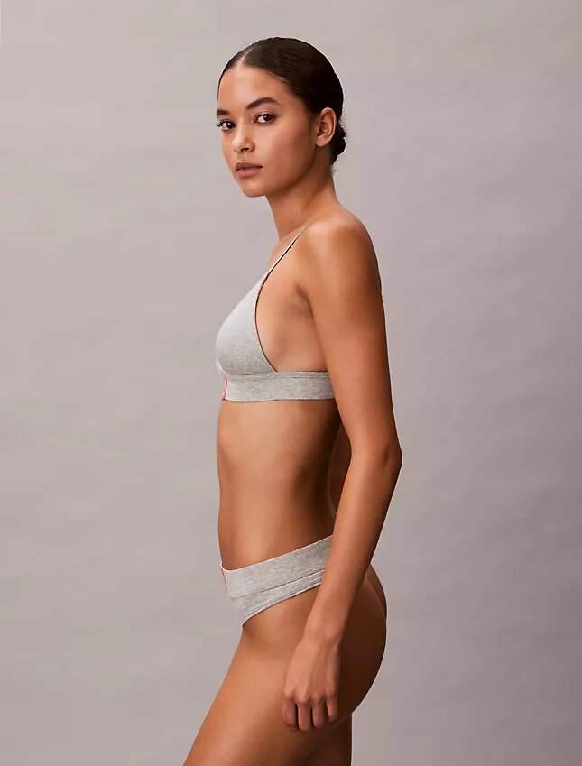 Heritage Classic Cotton Stretch, leicht gefütterter Triangel-Bralette Heritage Classic Cotton Stretch, leicht gefütterter Triangel-Bralette