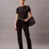 High-Waist-Jeans mit geradem Bein High-Waist-Jeans mit geradem Bein