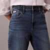 High-Waist-Jeans mit geradem Bein High-Waist-Jeans mit geradem Bein