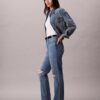 High-Waist-Jeans mit geradem Bein High-Waist-Jeans mit geradem Bein