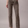 High-Waist-Jeans mit geradem Bein High-Waist-Jeans mit geradem Bein