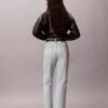 High-Waist-Jeans mit geradem Bein High-Waist-Jeans mit geradem Bein