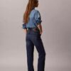 High-Waist-Jeans mit geradem Bein High-Waist-Jeans mit geradem Bein