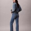 High-Waist-Jeans mit geradem Bein High-Waist-Jeans mit geradem Bein