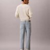 High-Waist-Jeans mit geradem Bein High-Waist-Jeans mit geradem Bein