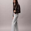 High-Waist-Jeans mit geradem Bein High-Waist-Jeans mit geradem Bein