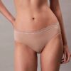 Hipster aus Stretch-Microfiber mit Spitze