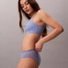 Hipster aus Stretch-Microfiber mit Spitze