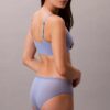 Hipster aus Stretch-Microfiber mit Spitze