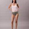 Hoch geschnittener Slip aus Cotton Stretch-Rippstoff Hoch geschnittener Slip aus Cotton Stretch-Rippstoff
