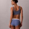Hoch geschnittener Slip aus Cotton Stretch-Rippstoff