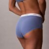 Hoch geschnittener Slip aus Cotton Stretch-Rippstoff