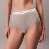 Hoch geschnittener Slip aus Cotton Stretch-Rippstoff