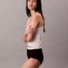 Hoch geschnittener Slip aus Cotton Stretch-Rippstoff