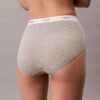 Hoch geschnittener Slip aus Cotton Stretch-Rippstoff