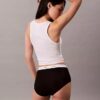 Hoch geschnittener Slip aus Cotton Stretch-Rippstoff
