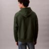 Hochwertiger, lockerer Monogram-Fleece-Hoodie aus Frottee