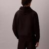Hochwertiger, lockerer Monogram-Fleece-Hoodie aus Frottee