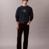 Hochwertiges Frottee-Sweatshirt mit Monogram-Logo