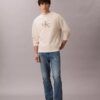 Hochwertiges Frottee-Sweatshirt mit Monogram-Logo