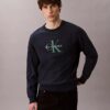 Hochwertiges Frottee-Sweatshirt mit Monogram-Logo