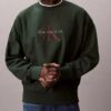 Hochwertiges Frottee-Sweatshirt mit Monogram-Logo