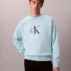 Hochwertiges Frottee-Sweatshirt mit Monogram-Logo und lockerer Passform