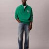 Hochwertiges Sweatshirt aus Fleece mit lockerem Schnitt und Viertelreißverschluss