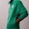 Hochwertiges Sweatshirt aus Fleece mit lockerem Schnitt und Viertelreißverschluss