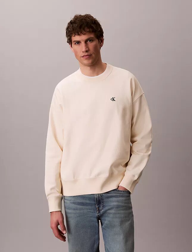 Hochwertiges Sweatshirt aus Frottee mit lockerer Passform Hochwertiges Sweatshirt aus Frottee mit lockerer Passform