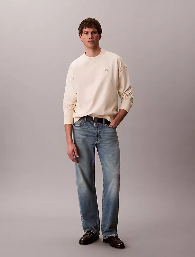 Hochwertiges Sweatshirt aus Frottee mit lockerer Passform Hochwertiges Sweatshirt aus Frottee mit lockerer Passform