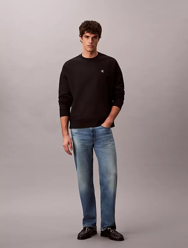 Hochwertiges Sweatshirt aus Frottee mit lockerer Passform Hochwertiges Sweatshirt aus Frottee mit lockerer Passform