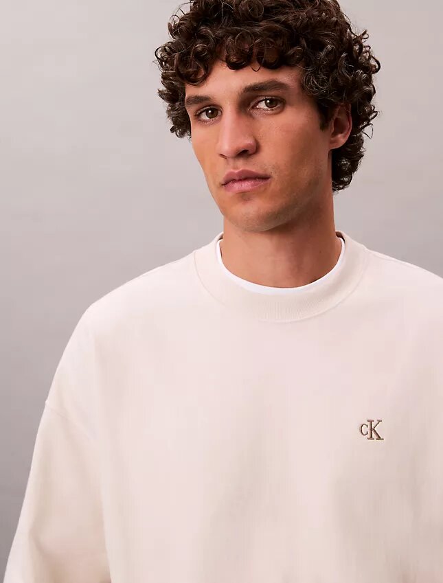 Hochwertiges Sweatshirt aus Frottee mit lockerer Passform Hochwertiges Sweatshirt aus Frottee mit lockerer Passform