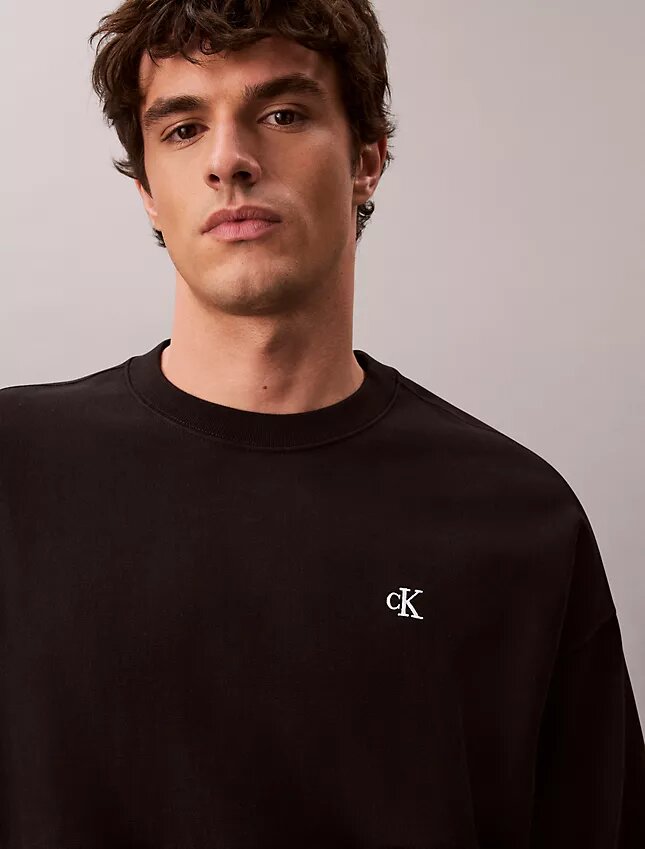 Hochwertiges Sweatshirt aus Frottee mit lockerer Passform Hochwertiges Sweatshirt aus Frottee mit lockerer Passform