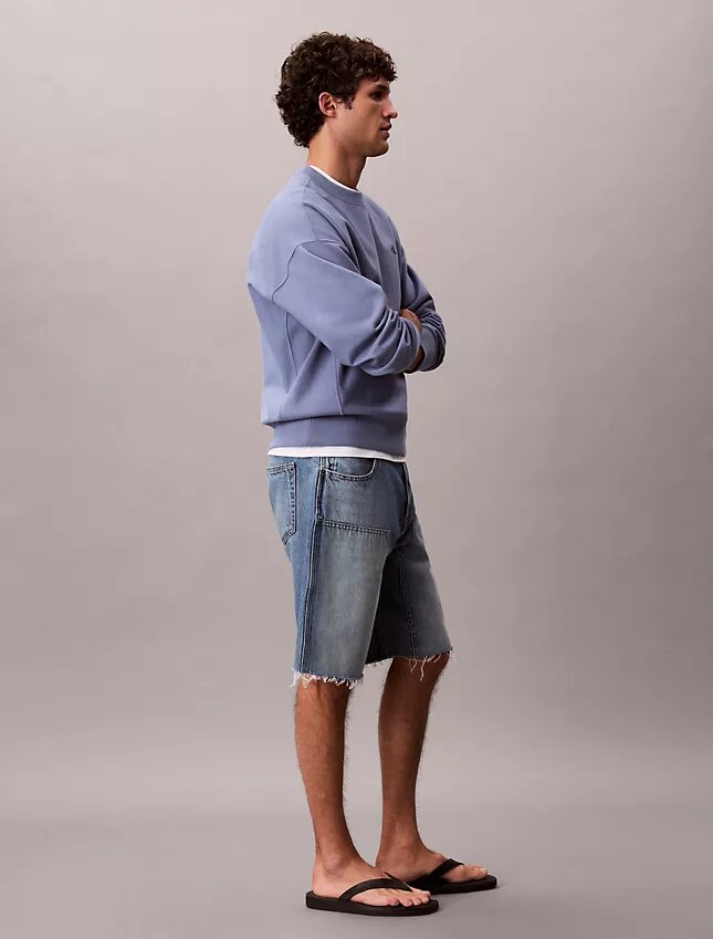 Hochwertiges Sweatshirt aus Frottee mit lockerer Passform Hochwertiges Sweatshirt aus Frottee mit lockerer Passform
