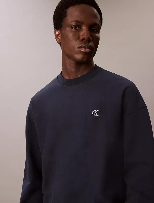 Hochwertiges Sweatshirt aus Frottee mit lockerer Passform Hochwertiges Sweatshirt aus Frottee mit lockerer Passform