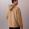 Hoodie aus Wollmischung mit Emblem-Logo