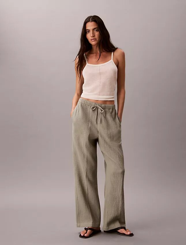 Hose aus doppelter Gaze Hose aus doppelter Gaze