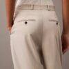 Hose aus plissiertem Wollgabardine-Mischgewebe Hose aus plissiertem Wollgabardine-Mischgewebe