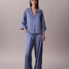 Hose mit Satin-Glanz