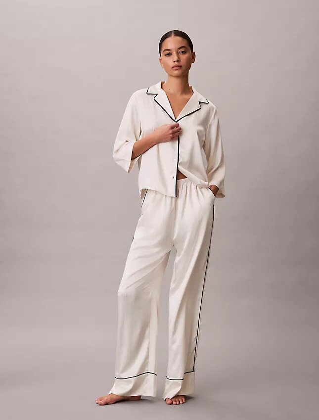 Hose mit Satin-Glanz Hose mit Satin-Glanz