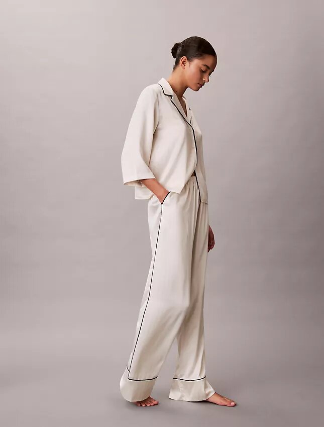 Hose mit Satin-Glanz Hose mit Satin-Glanz