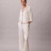 Hose mit Satin-Glanz Hose mit Satin-Glanz
