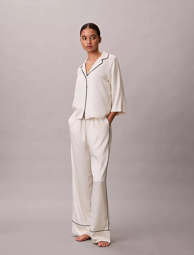 Hose mit Satin-Glanz Hose mit Satin-Glanz