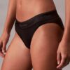 Icon Baumwoll-Modal-Bikini mit Metallic-Effekt