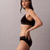Icon Baumwoll-Modal-Bikini mit Metallic-Effekt