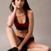 Icon Baumwoll-Modal-Bralette für die Feiertage, Unlined