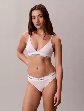 Icon Baumwoll-Modal-Bralette mit leichtem Futter